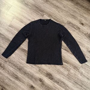 John Varvatos Riley Textured Crewneck